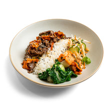 Beef Bulgogi with Kimchi Rice & Napa Cabbage Slaw