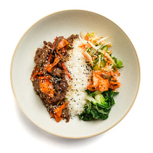 Beef Bulgogi with Kimchi Rice & Napa Cabbage Slaw